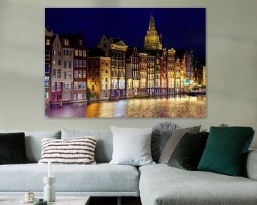 Damrak Amsterdam van Marcel Kieffer