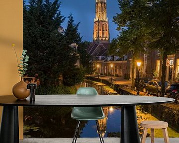 Markante toren in Amersfoort van Dick Portegies