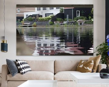 Weerspiegeling in het water