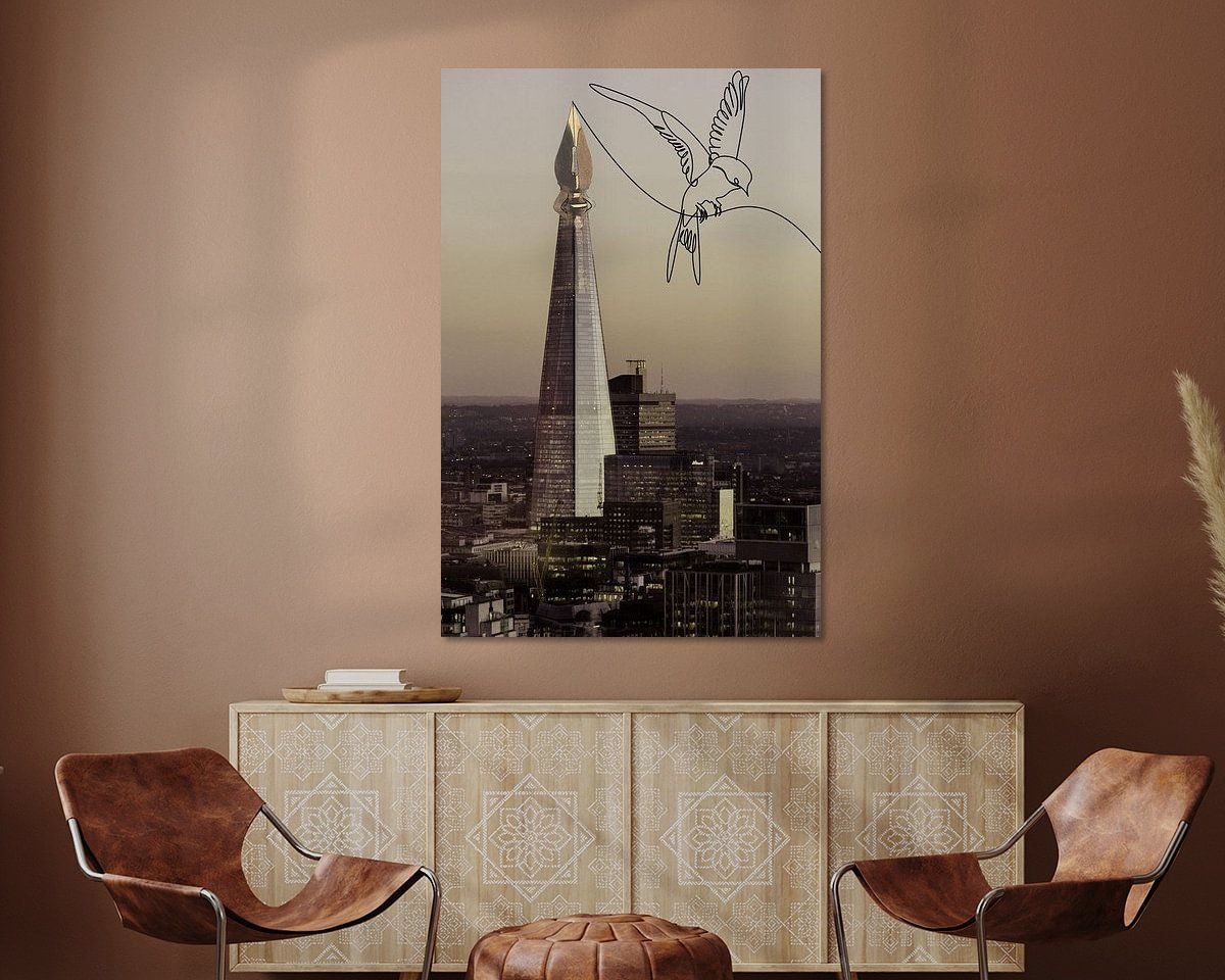 Example of the artwork in a room