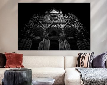 Kathedraal (Duomo), Italië (klassieke zwart-wit fotografie)