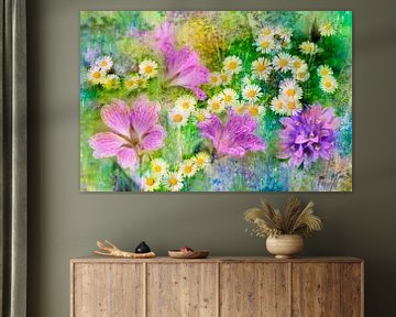 Colourful flowers by Corinne Welp