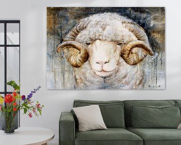 Sheep van Atelier Paint-Ing