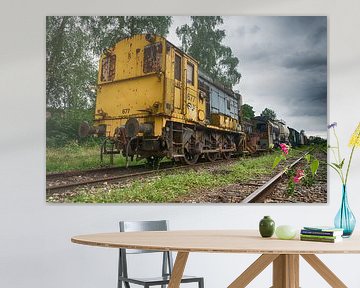 Oude locomotief van Mark Bolijn