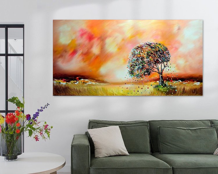 Example of the artwork in a room