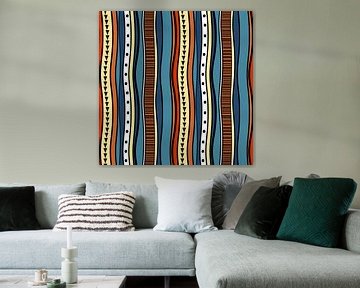 Navajo Pattern Aztec Abstract 1 van GᎥรєlค Art Ŧ๏г Y๏ย