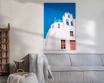 Church in Santorini by Patrycja Polechonska