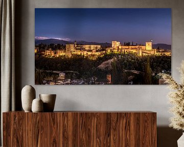 Alhambra bij nacht van Rainer Pickhard