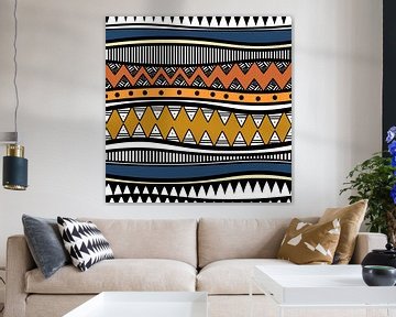 Motif Navajo Aztec Abstrait 3 sur Gisela- Art for You