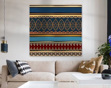 Navajo Pattern Aztec Abstract 6 by Gisela- Art for You