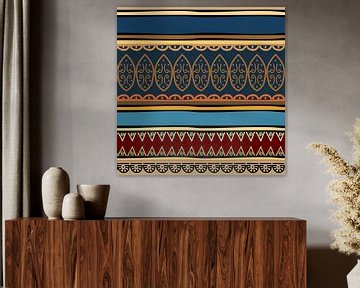 Navajo Pattern Aztec Abstract 6 van Art for you