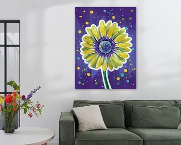 Gerbera excentrique sur ART Eva Maria