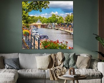Breda, Harbour Spanjaardsgat in summer