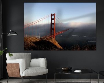 Golden Gate Bridge im Nebel von Gerrit de Heus