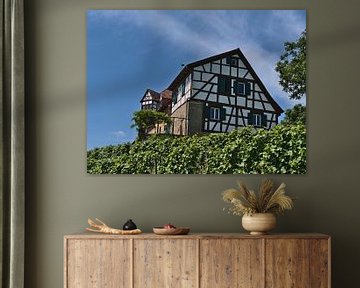 Half-timbering on the vineyard by Timon Schneider