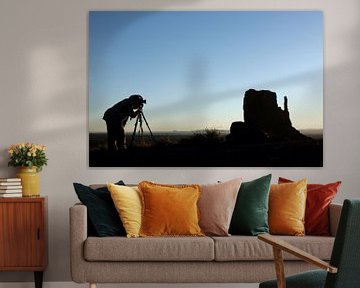 Photographe à Monument Valley