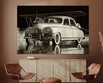 De oude Packard Eight Sedan - een populaire luxe auto van Jan Keteleer