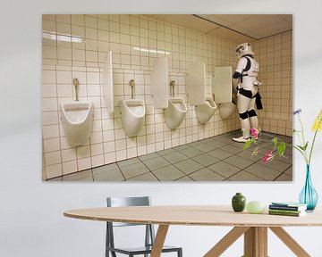 A Stormtrooper is only a human being. by Gerrit de Heus