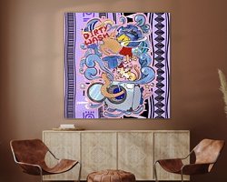 Example of the artwork in a room