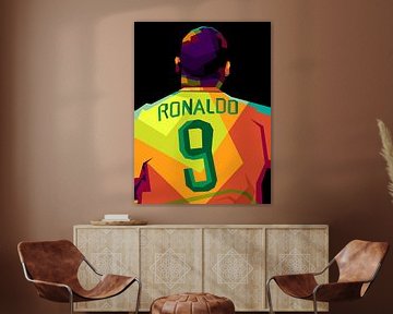 Ronaldo Brazilië popart van miru arts