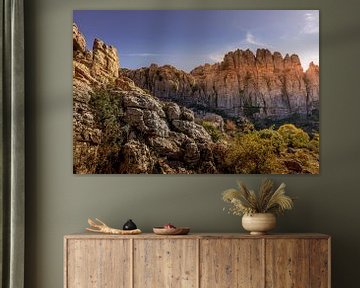 Torcal de Antequera, formations rocheuses extraordinaires, Espagne.