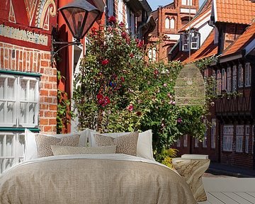 Historische vakwerkhuizen, oude binnenstad, Lüneburg