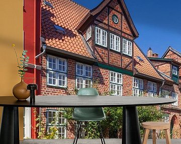 Historische vakwerkhuizen, oude binnenstad, Lüneburg