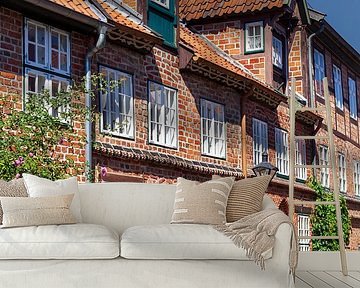 Historische vakwerkhuizen, oude binnenstad, Lüneburg