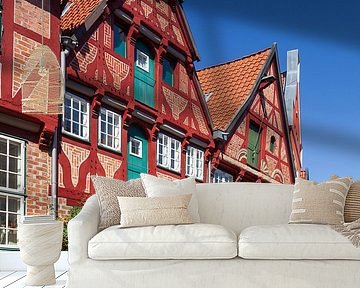 Historische vakwerkhuizen, oude binnenstad, Lüneburg