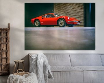 Ferrari Dino 246 GT klassieke Italiaanse sportwagen van Sjoerd van der Wal Fotografie