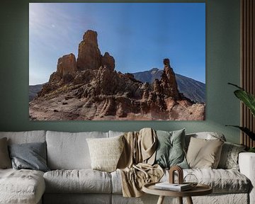 Rock formation on the Teide Plateau by Dennis Eckert