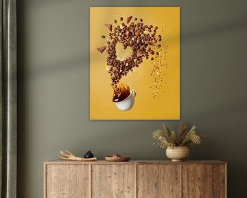 Coffee gets me excited van Gisela - Art for you