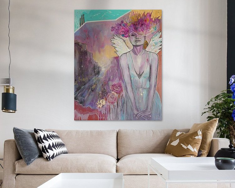 Example of the artwork in a room