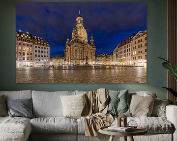 Onze-Lieve-Vrouwekerk in Dresden van Rainer Pickhard