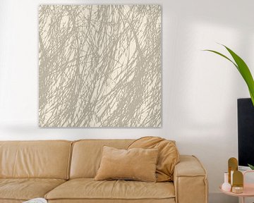 Wallpower behang: gras beige/ecru van Dina Dankers