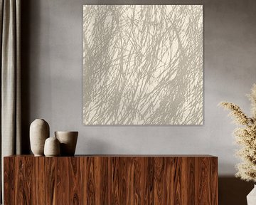 Wallpower behang: gras beige/ecru van Dina Dankers