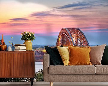 The Waal bridge at Nijmegen by Nicky Kapel