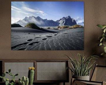 Spuren im Sand von Stokksnes von Rafaela_muc