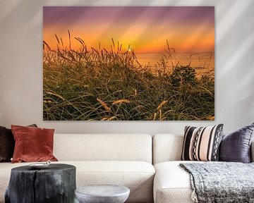 Sunset in Domburg from behind the dunes by Rick van de Kraats