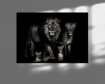 Familie Lions von Bert Hooijer