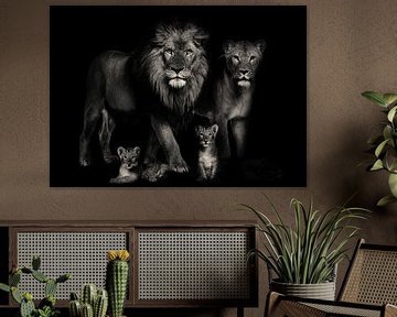 Familie Lions von Bert Hooijer