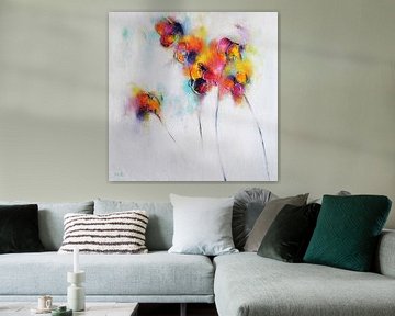 Textured Flowers van Maria Kitano