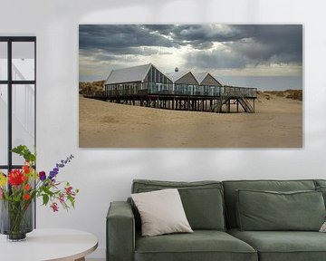 Beach pavilion on Texel by Jose Lok