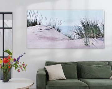 Uitzicht op Zee Digitaal Schilderij van VenVision Art