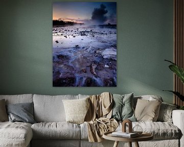 Geysir, IJsland van Eddy Westdijk