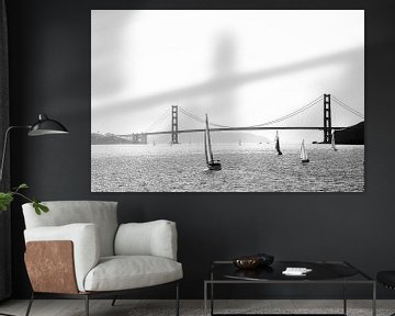 Blick auf die Golden Gate Bridge 1 von Marit Lindberg