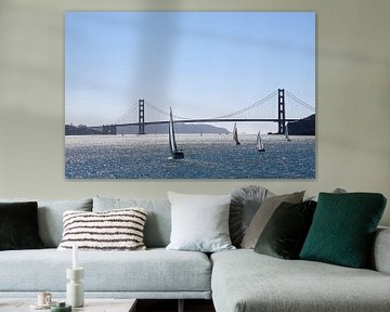 Blick auf die Golden Gate Bridge 2 von Marit Lindberg