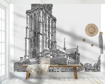 Dordrecht . Grote Kerk van Aad Trompert
