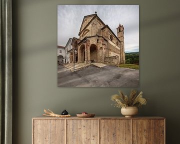 Kerk in Cortemillia, Piemont, Italie