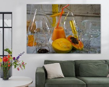 Rum cocktail met papaja en mango van Babetts Bildergalerie